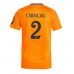 Real Madrid Daniel Carvajal #2 Venkovní Dres 2024-25 Krátkým Rukávem